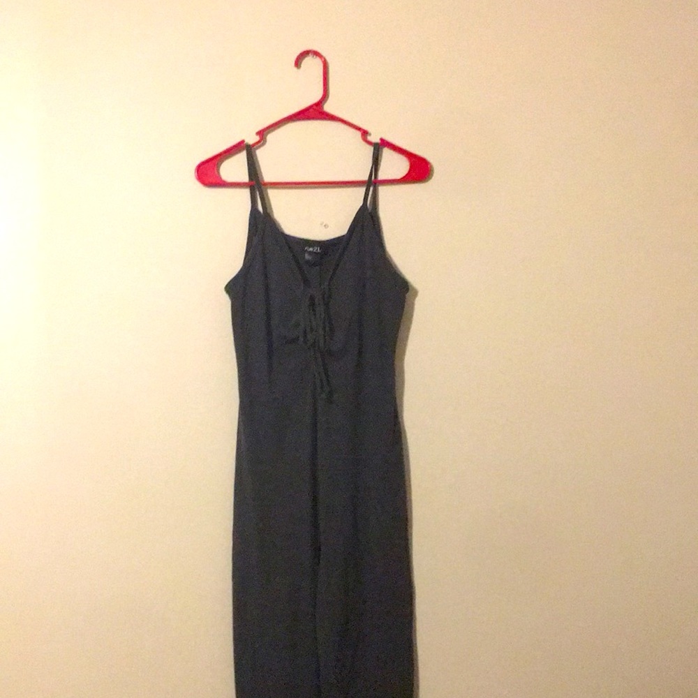 Rue 21 lace up cami jumpsuit